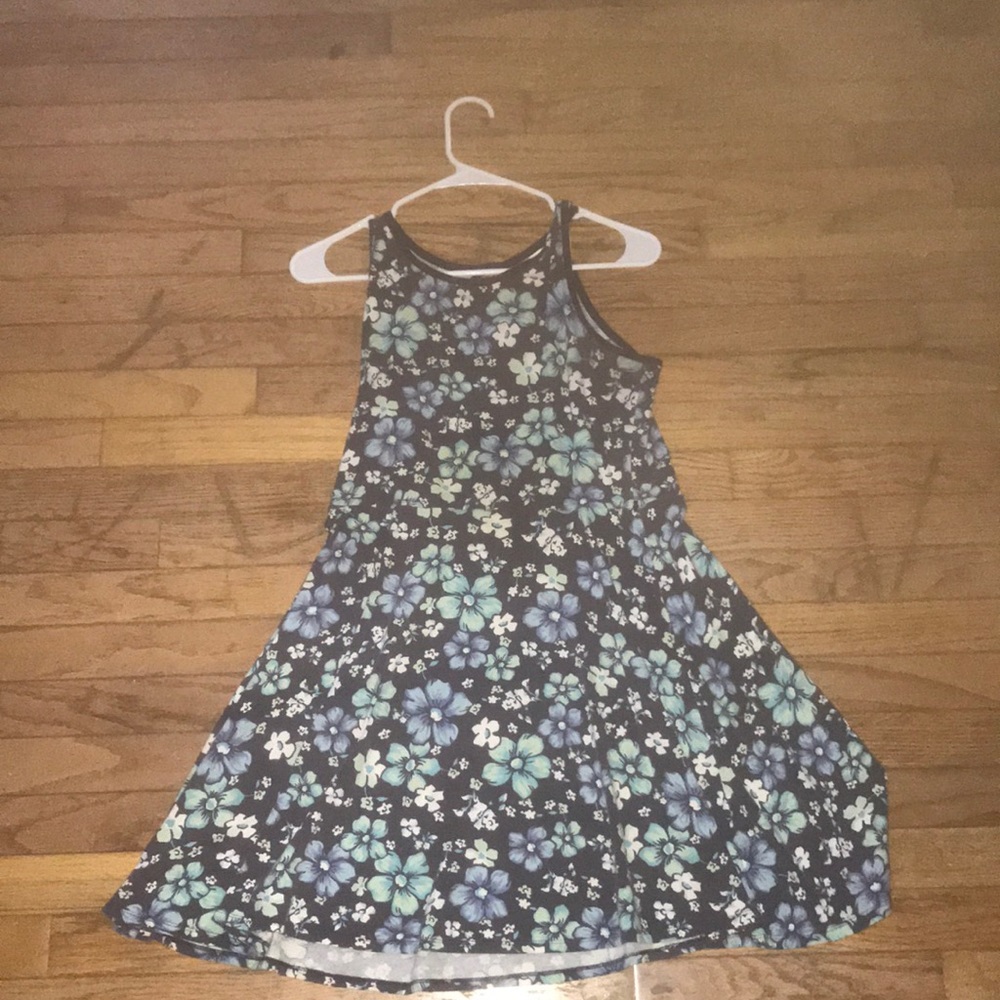 Blue flower dress